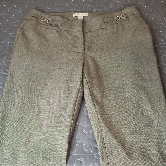 New York & Company Stylish Gray Trousers size 2 - Picture 2 of 6